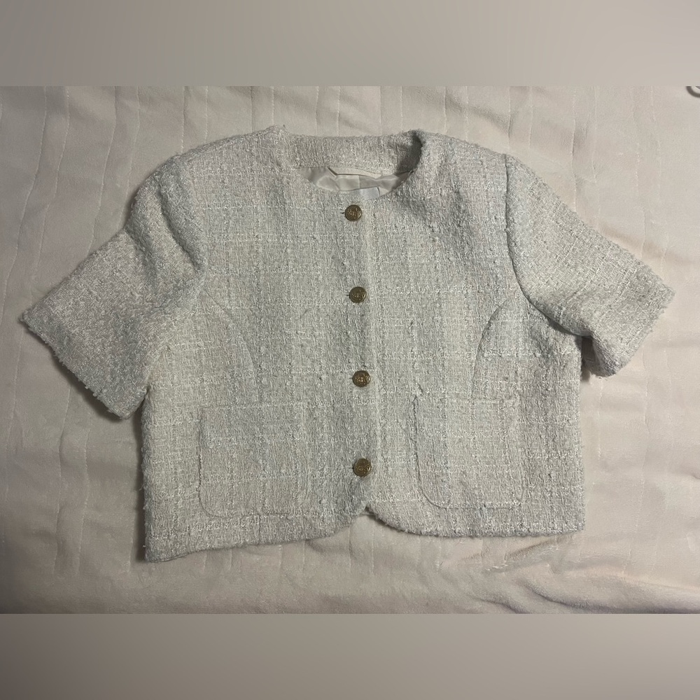 Abercrombie & Fitch Tweed Top